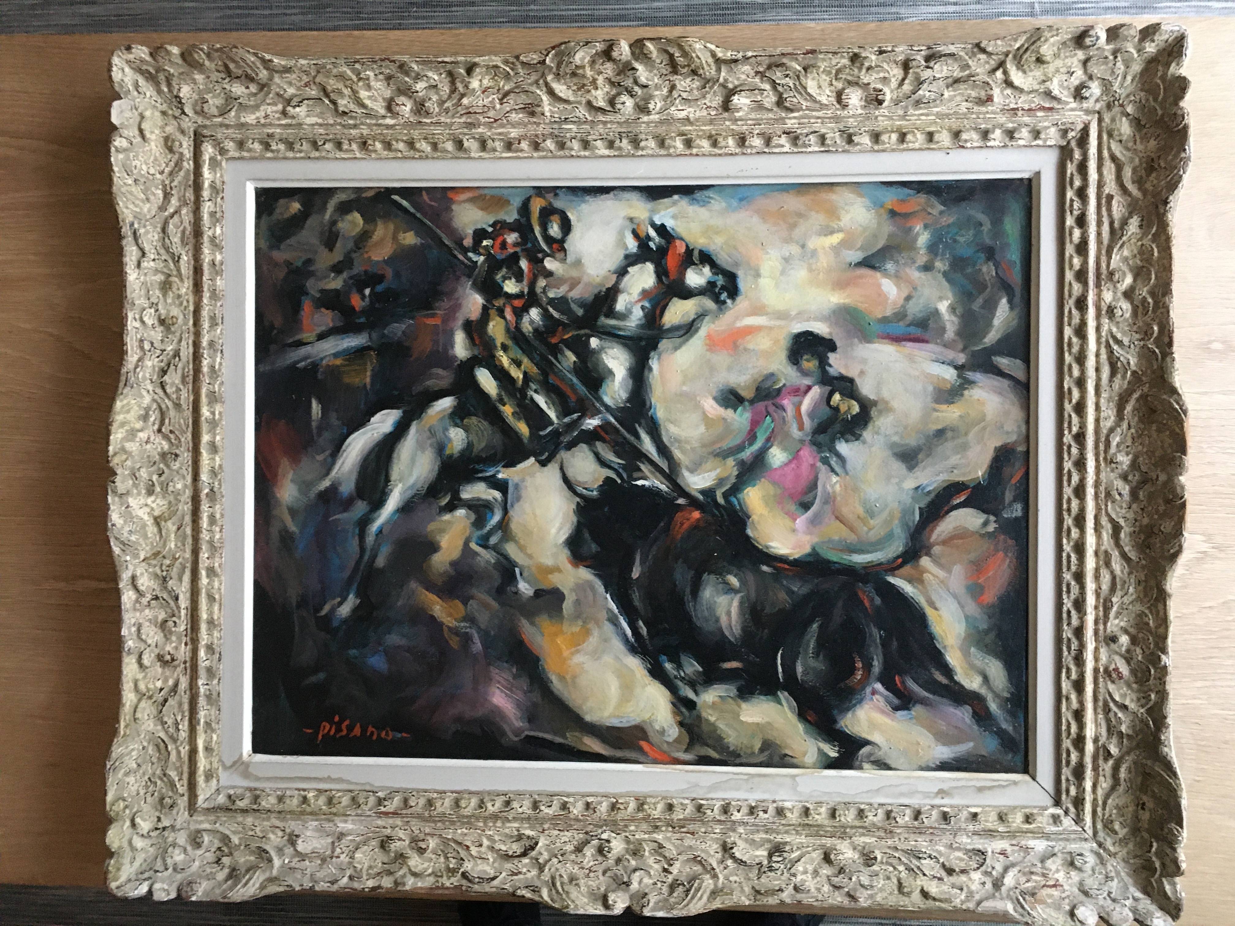 Huile sur toile Pizano