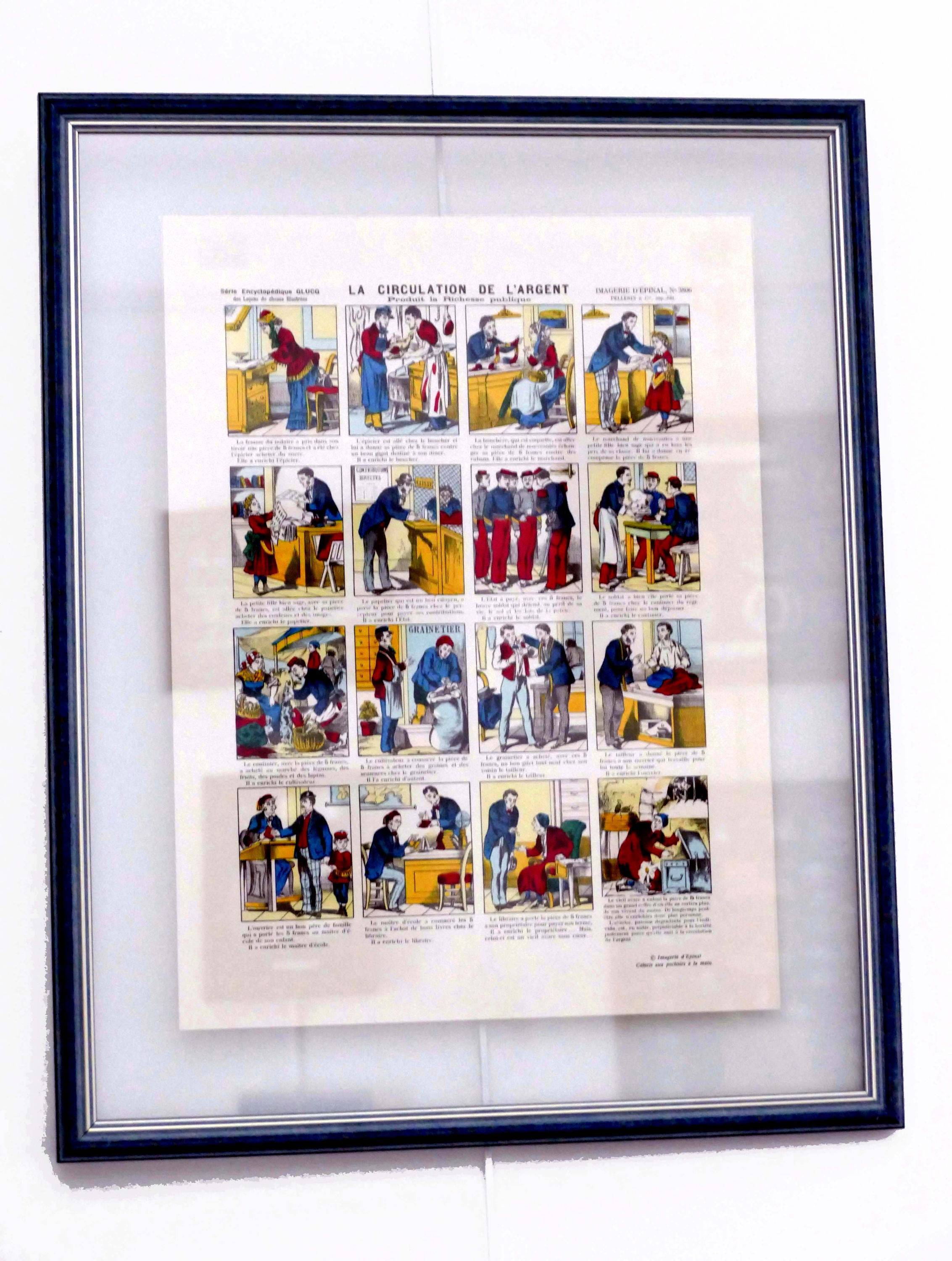 Vends véritable image d’Epinal encadrée, numérotée 3806