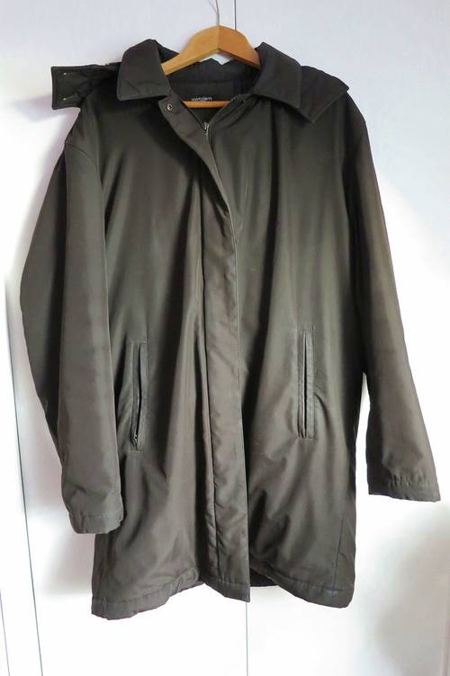 Imperméable manteau noir doublé T 52 Melchior