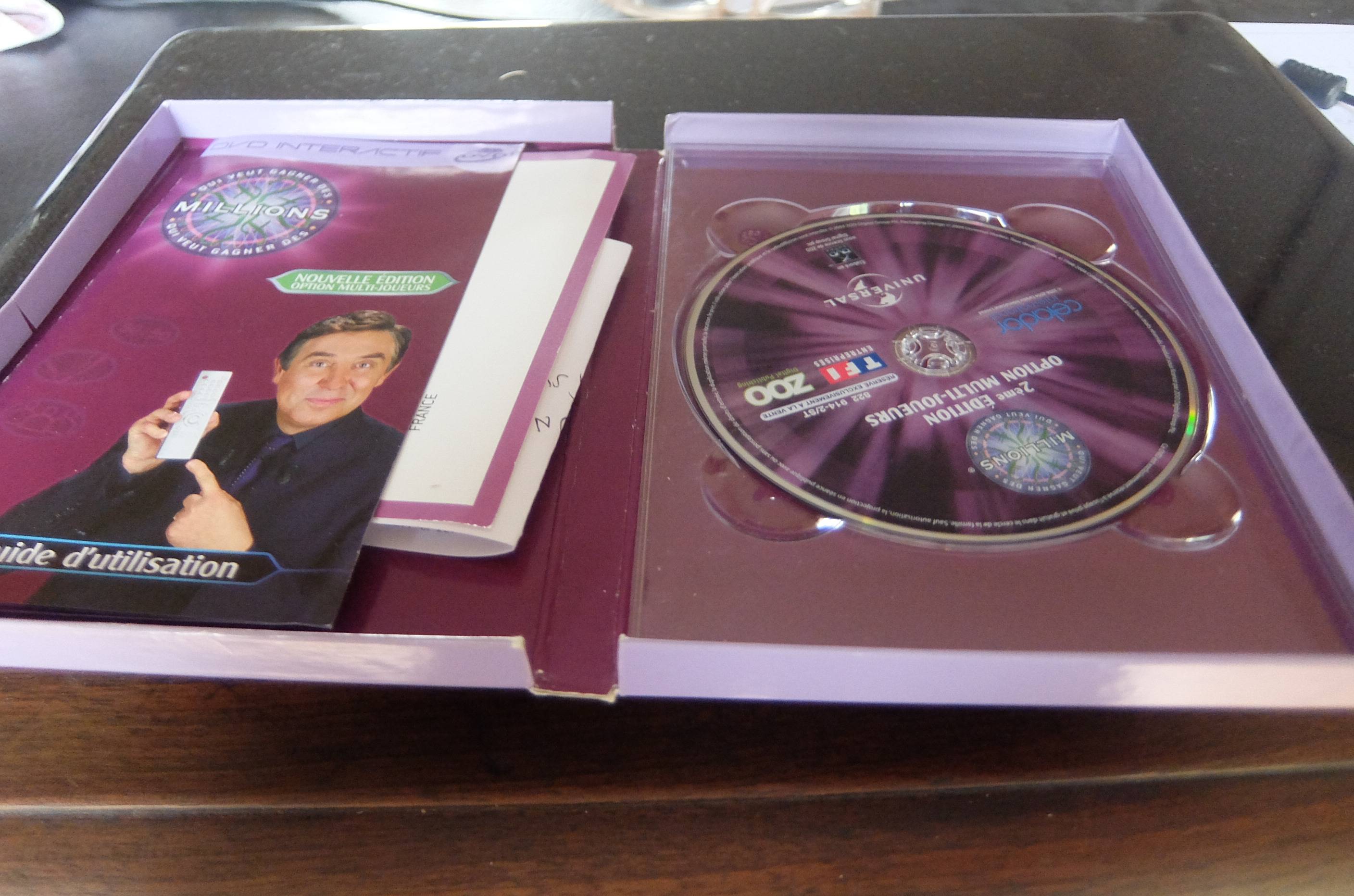 DVD interactif "qui veut gagner des millions"