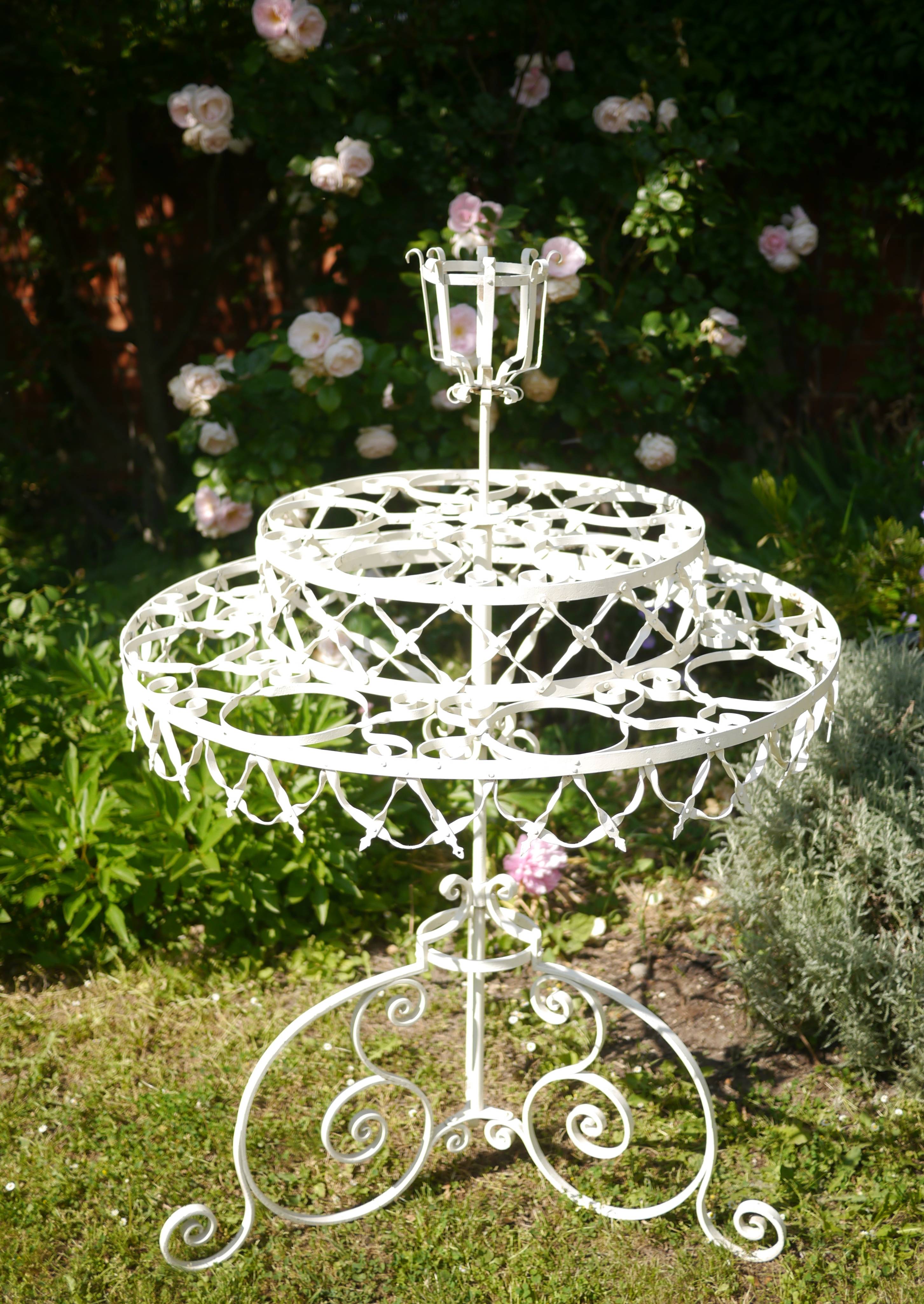 Jardinière tournante en fer forgé - XIXème