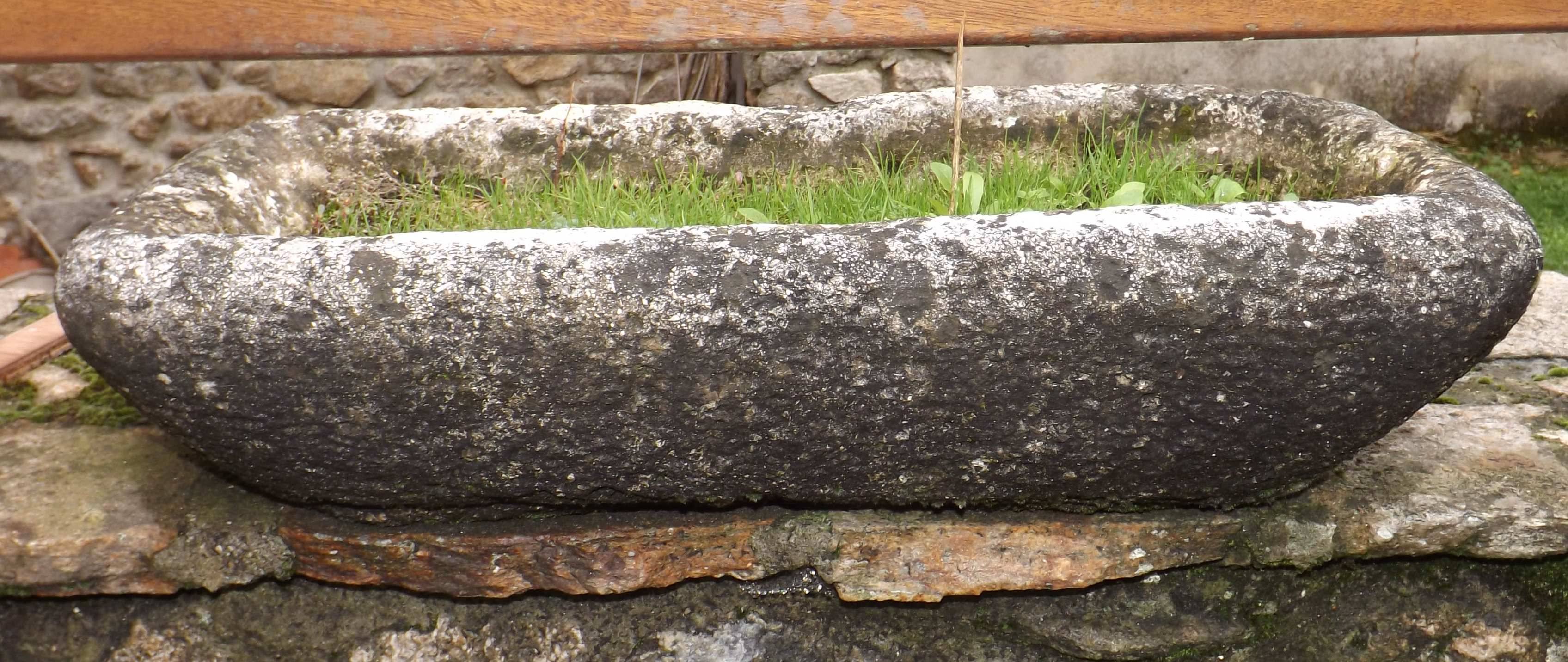 Jardinière Vasque Auge Rectangulaire (grande taille) pierre