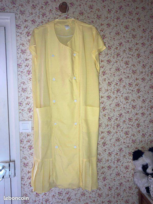 Robe jaune taille 48