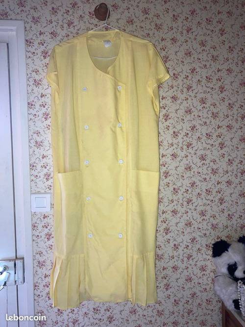 Robe jaune taille 48
