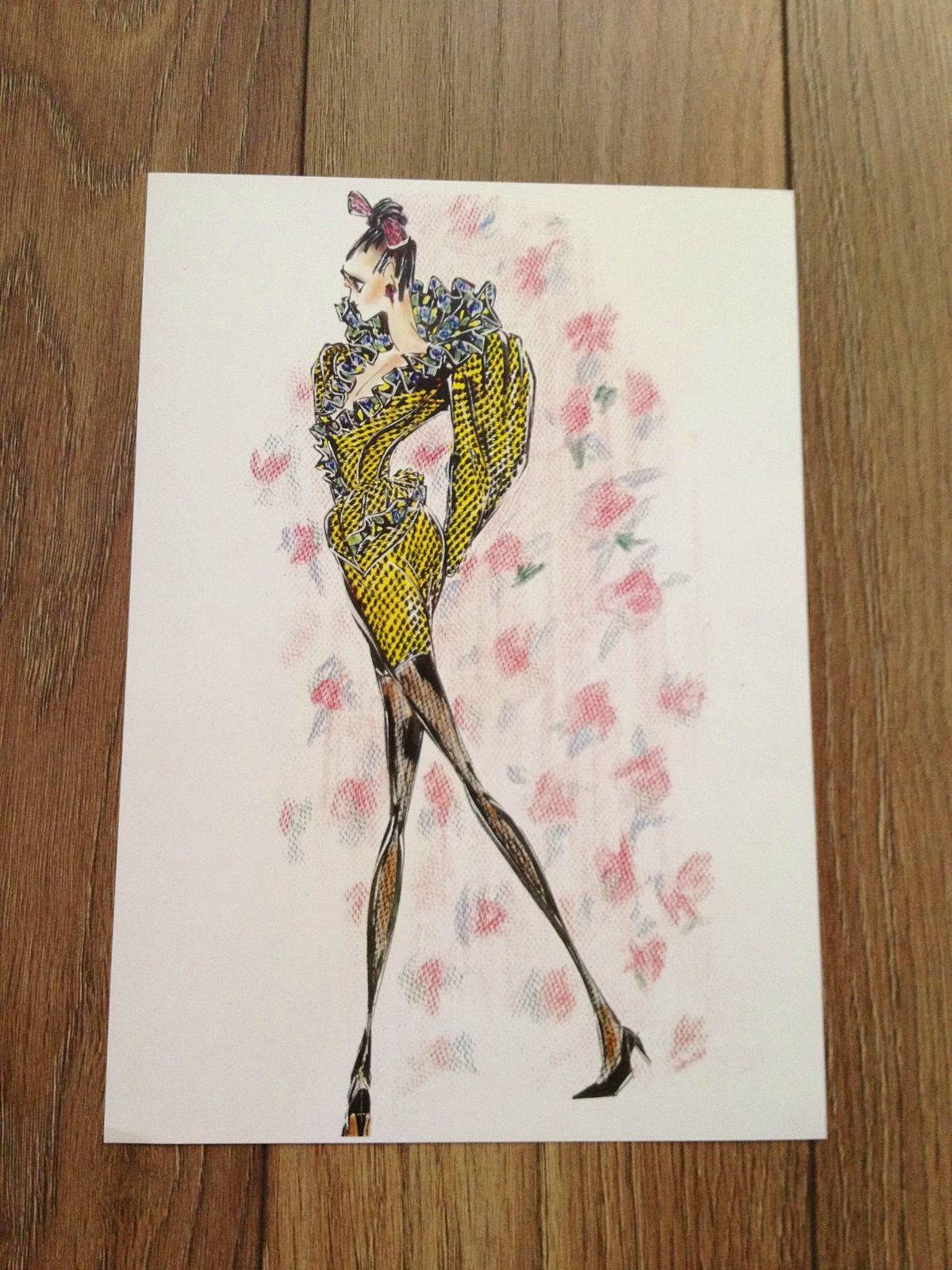 Jolie illustration de mode Emanuel UNGARO