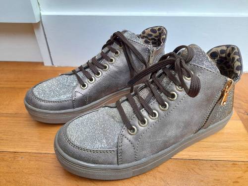 Jolie paire de sneakers cuir Didi Blu - taille 36 (fille)