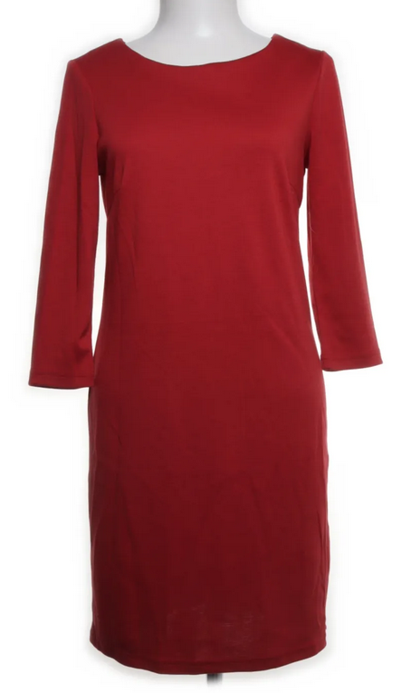 Jolie robe midi rouge Vila Clothes XS très bon état