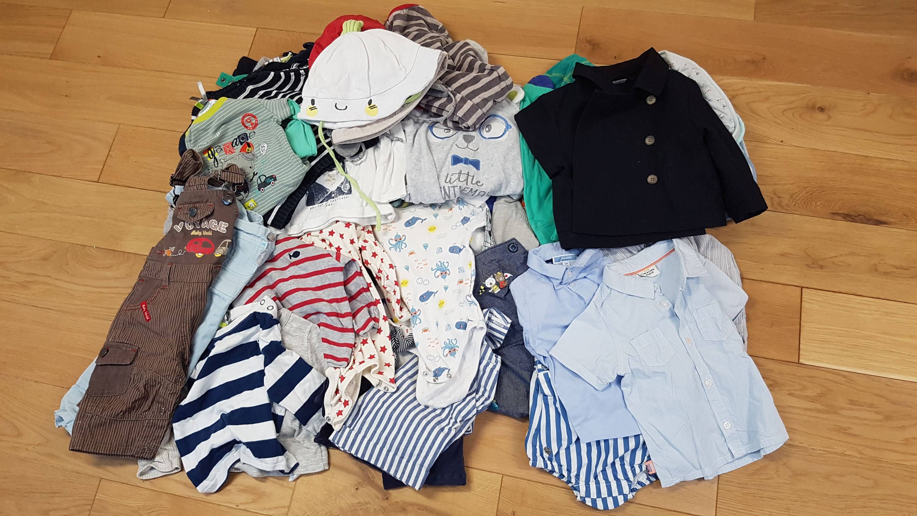 Vends jolis petits vêtements bébé - Taille 6 mois