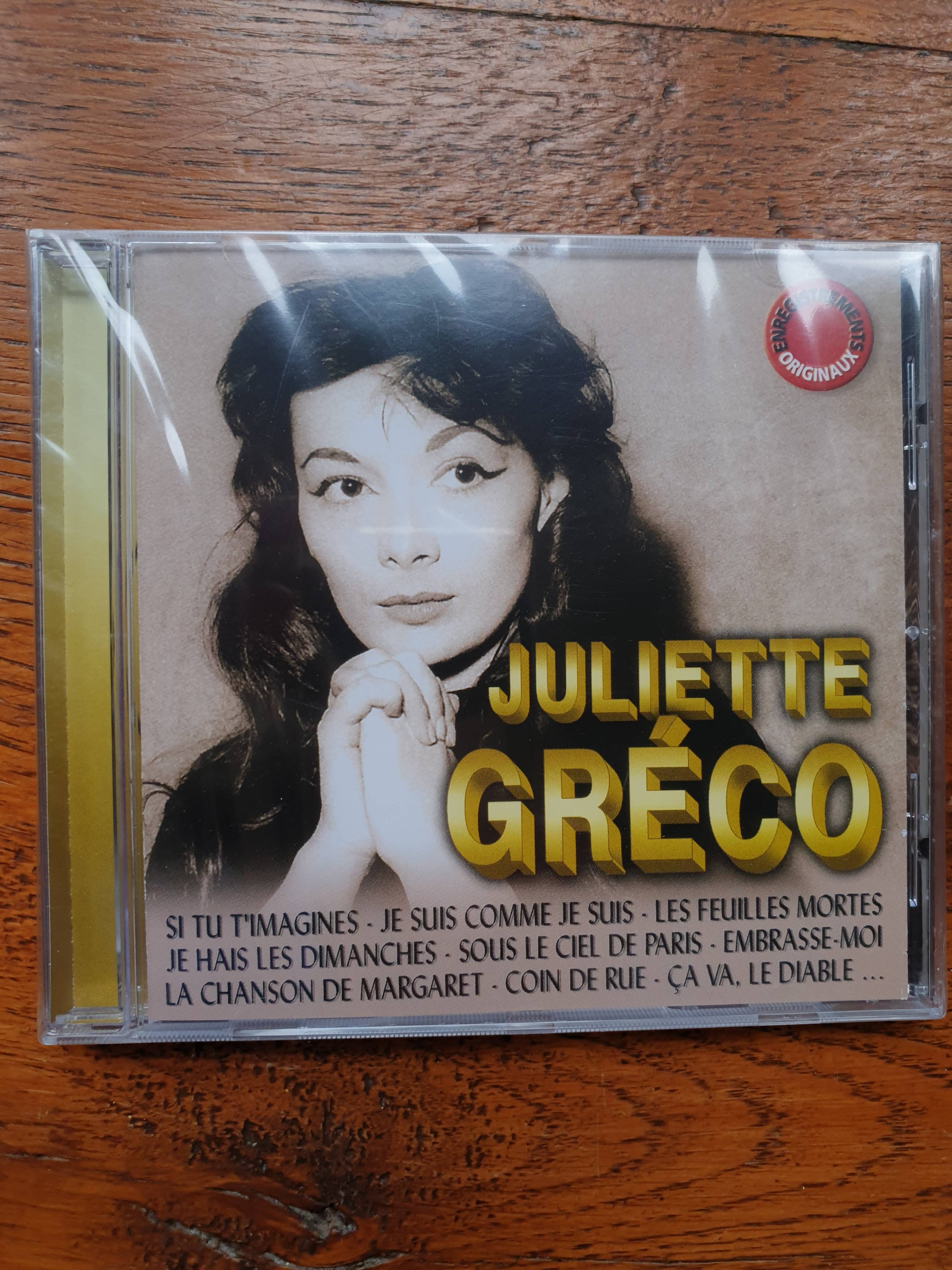 CD Juliette GRECO neuf sous blister