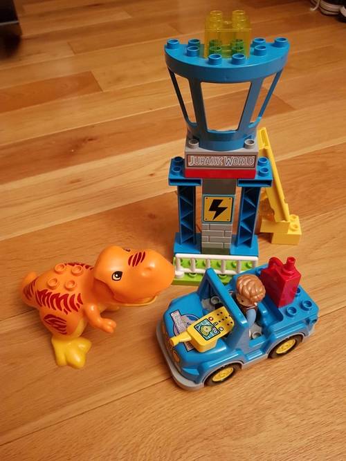 Lego jurassic world duplo 10880