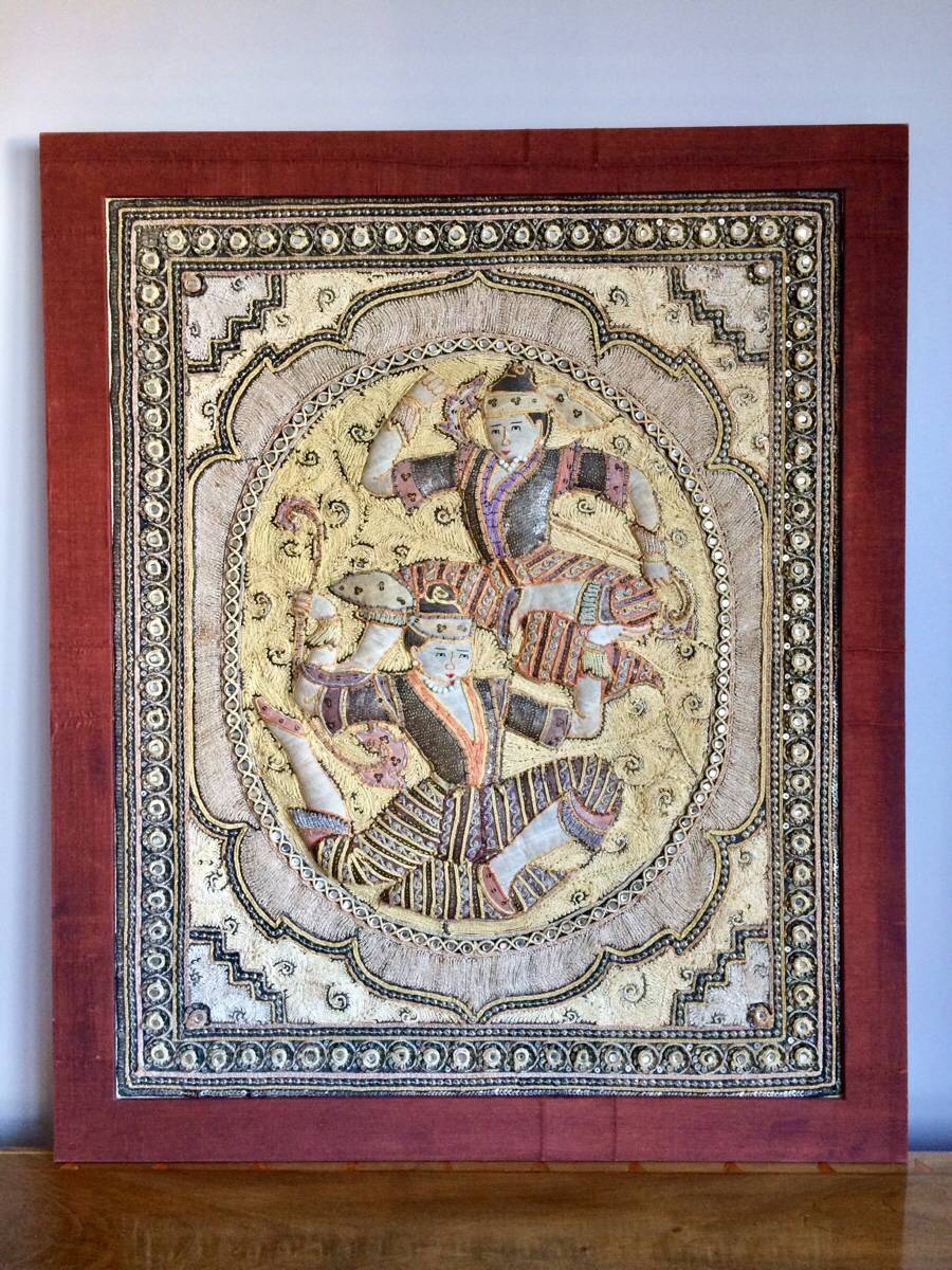 Kalaga tapisserie birmane