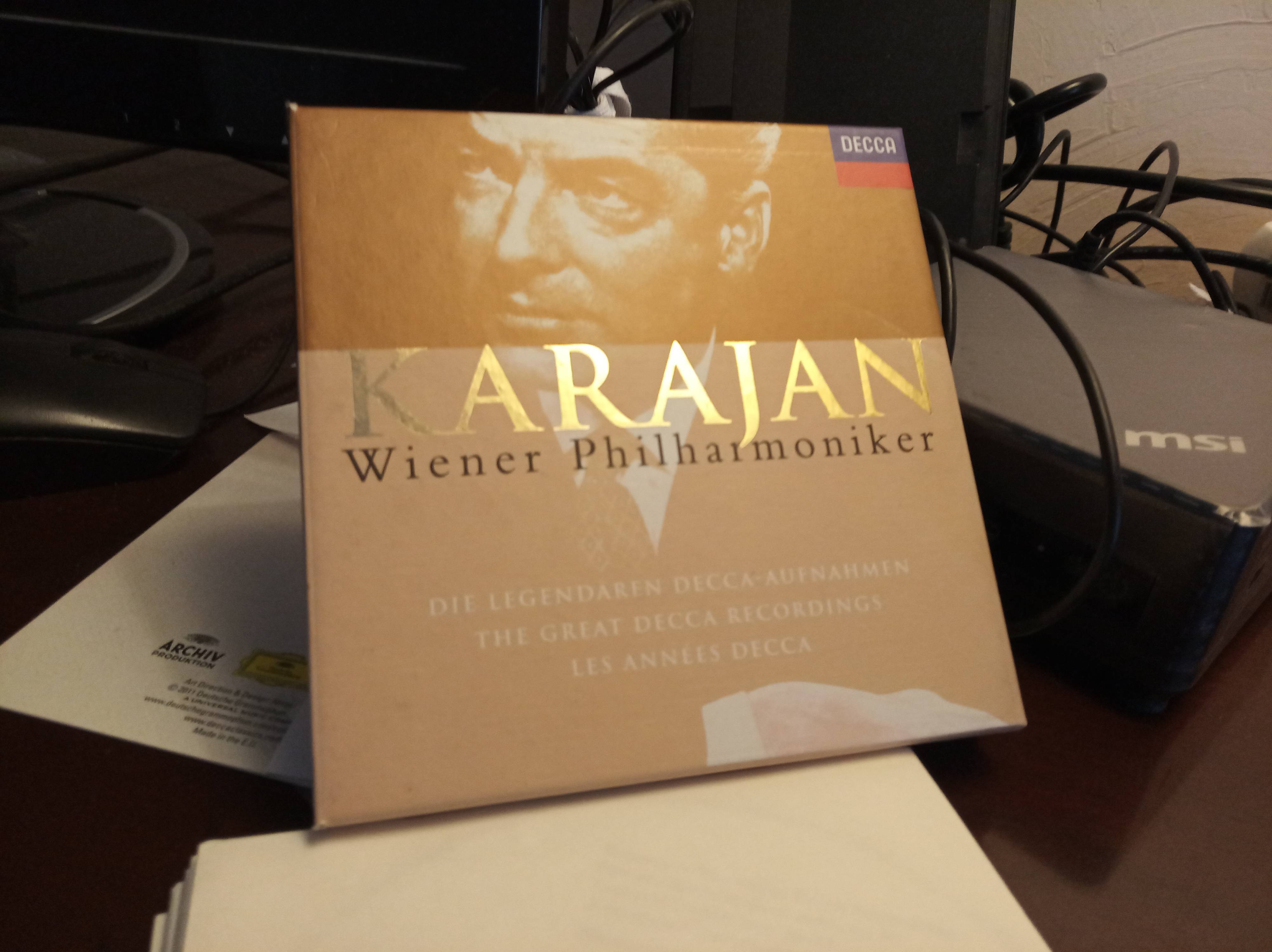 Karajan : Les années DECCA, coffret de 9 CDs (musique classique, CD)