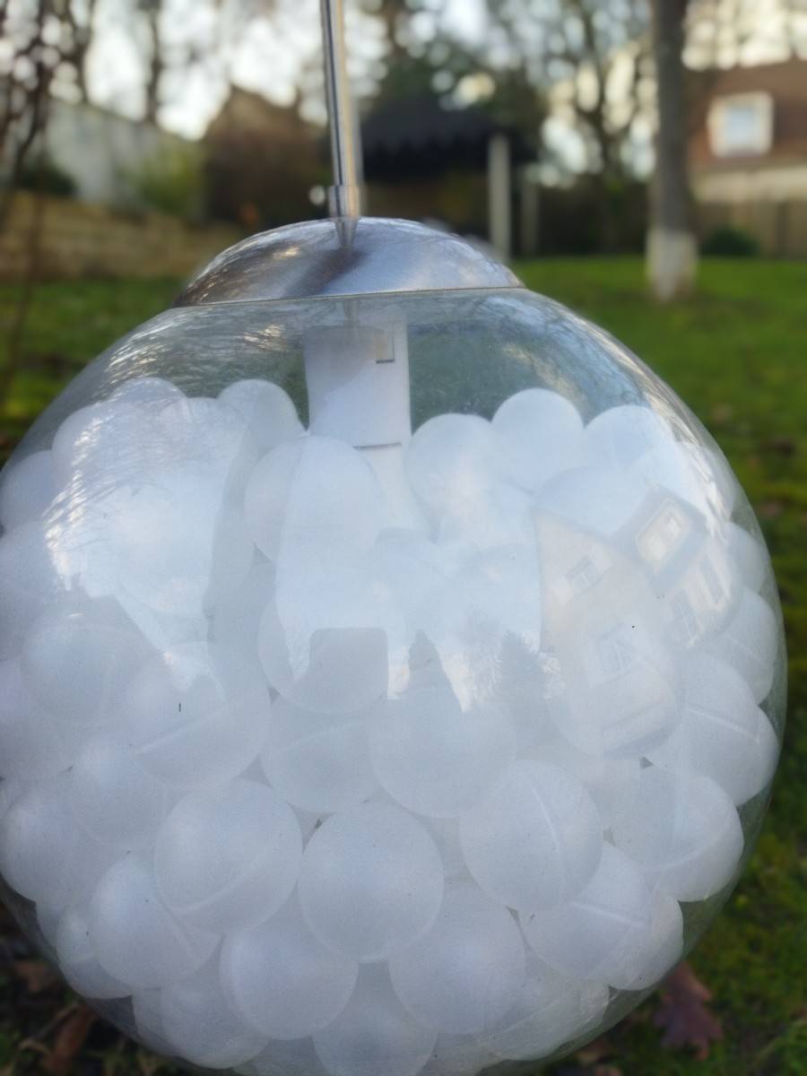 Lampadaire boule