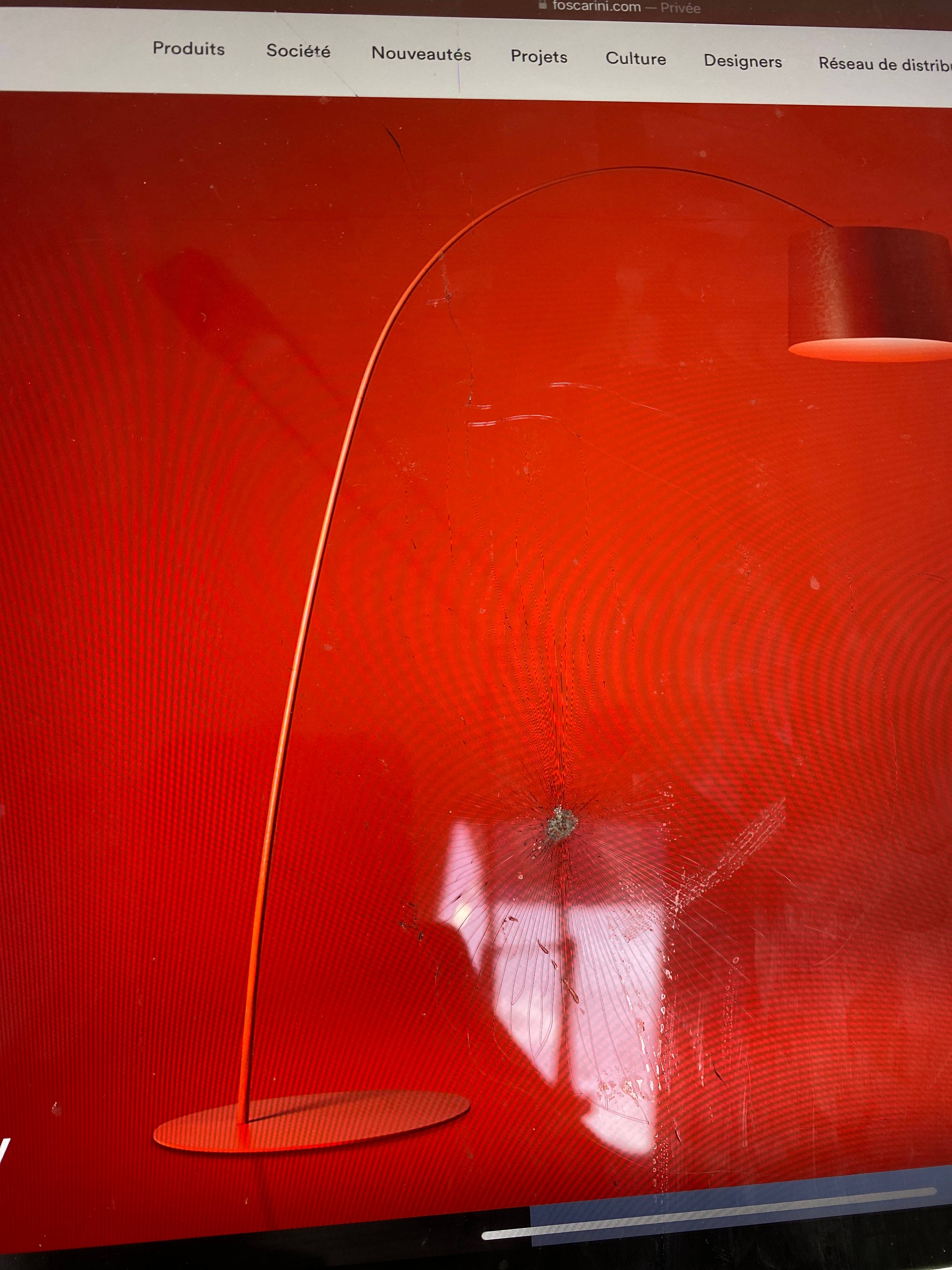 Lampadaire Twiggy Rouge foscarini