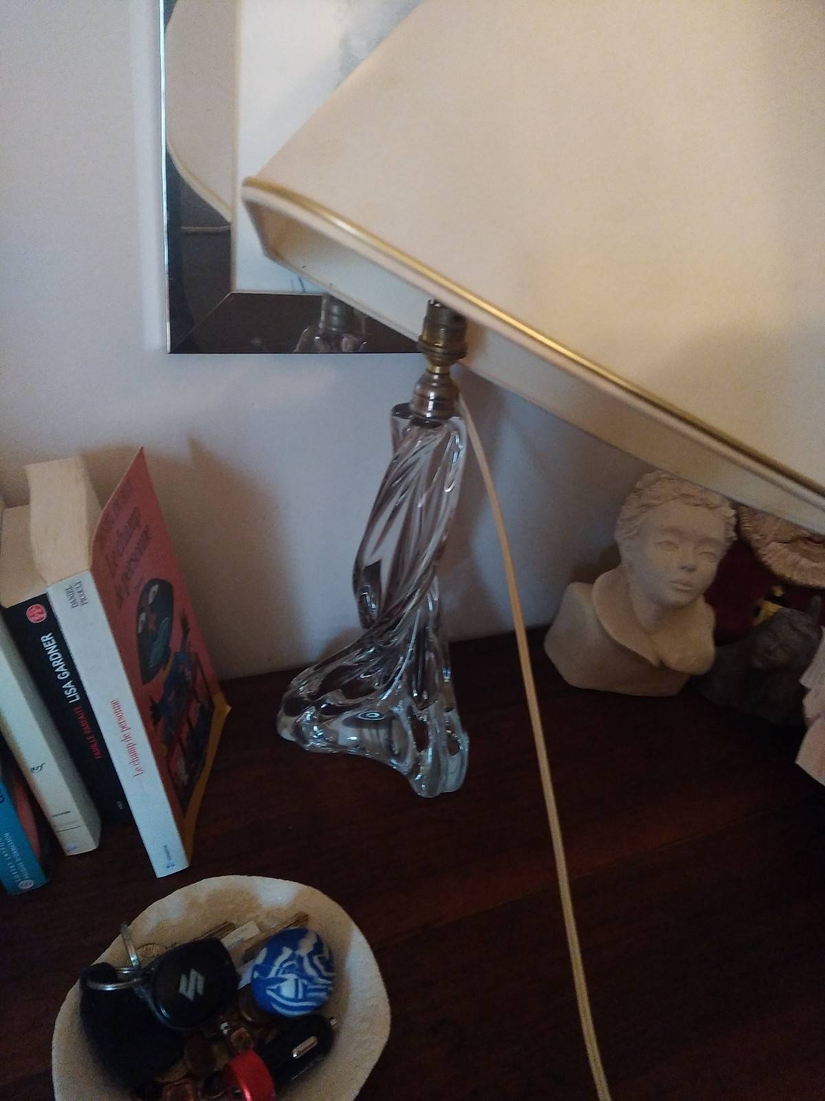 Vends pied de lampe ancienne Baccarat