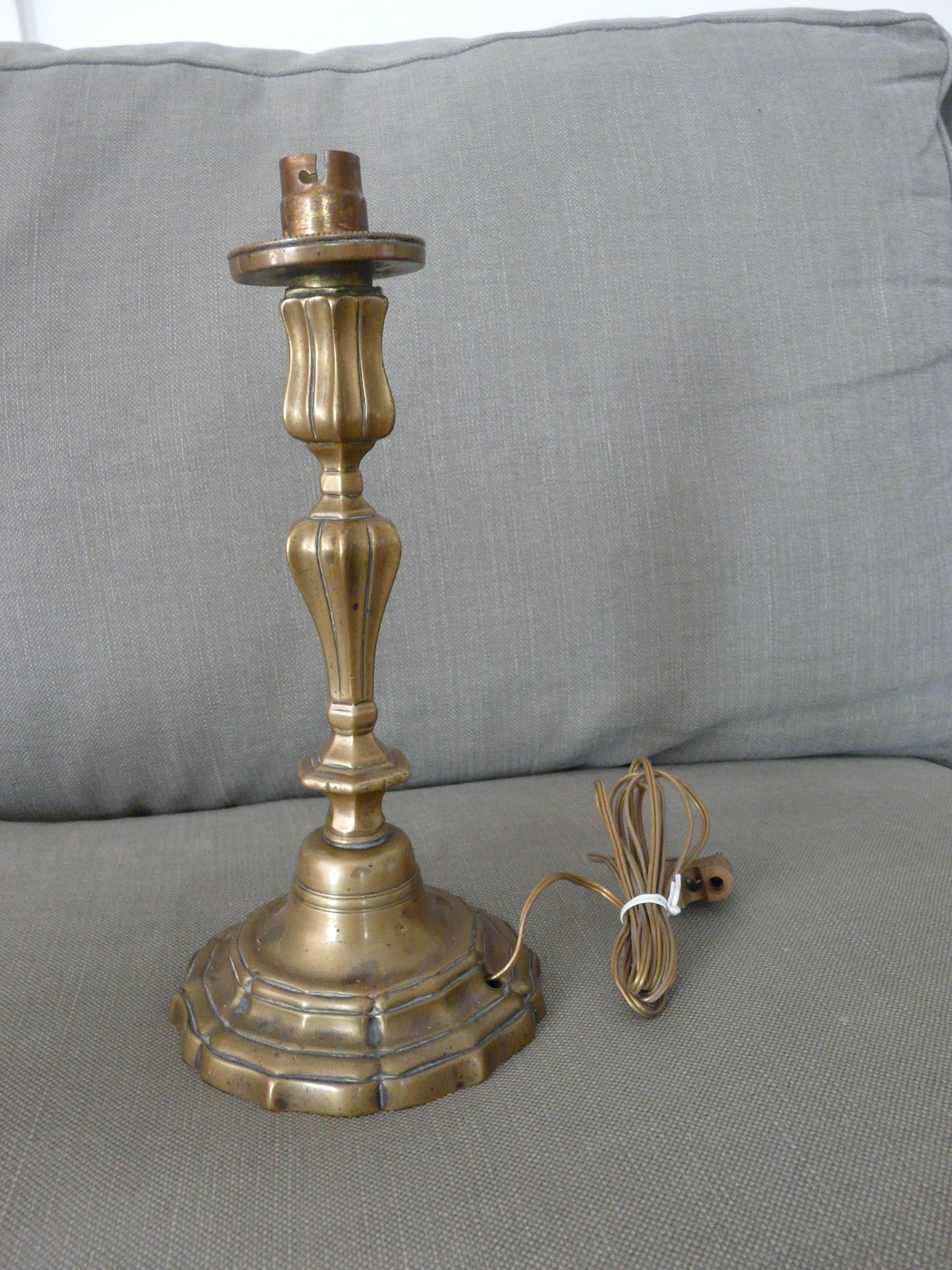 Vends lampe en laiton
