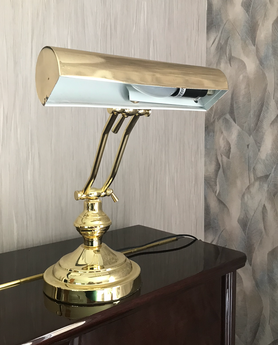 Lampe de piano "Styling" couleur bronze 40W