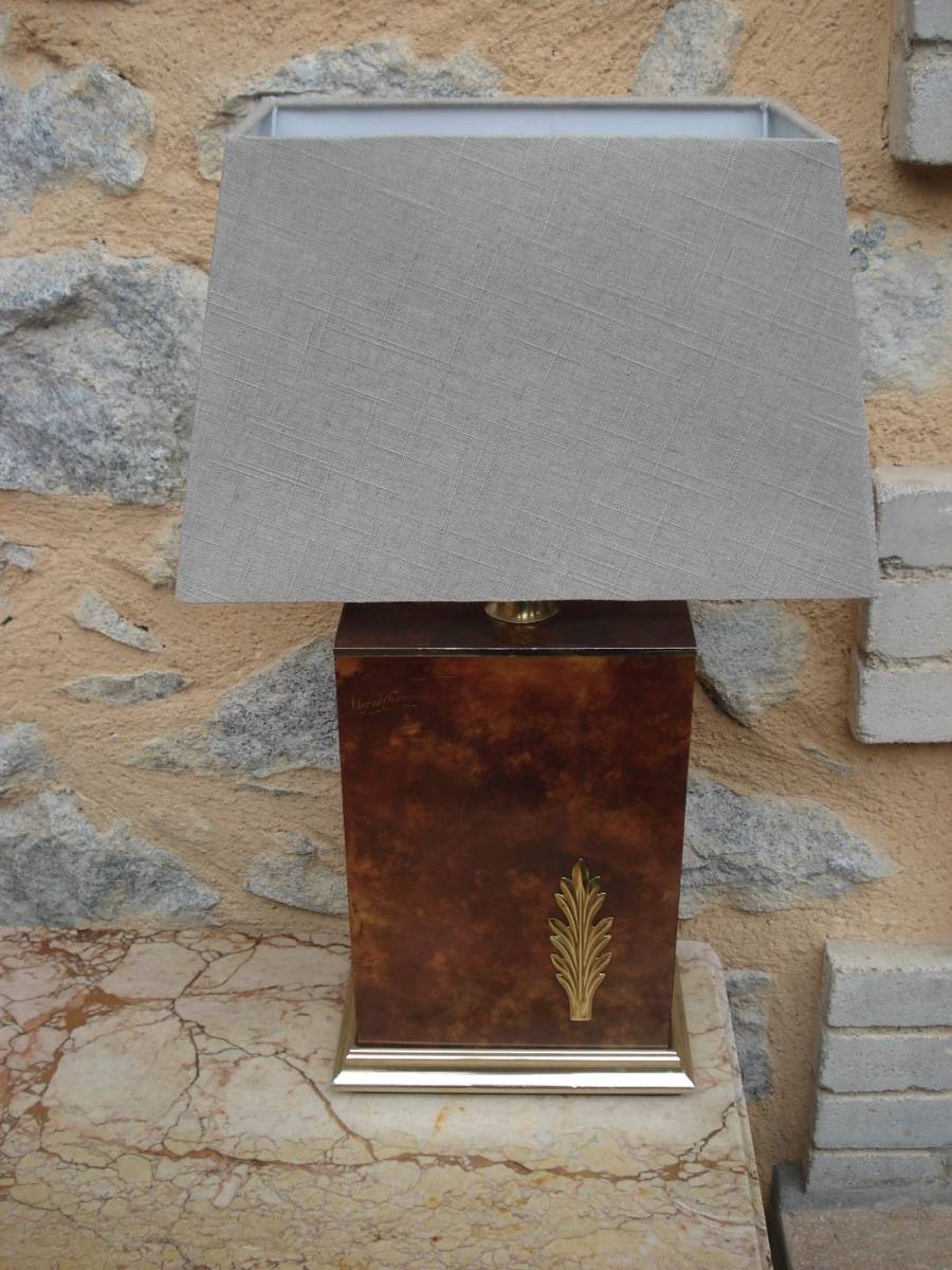 Lampe de salon herve chapuis vintage 1980