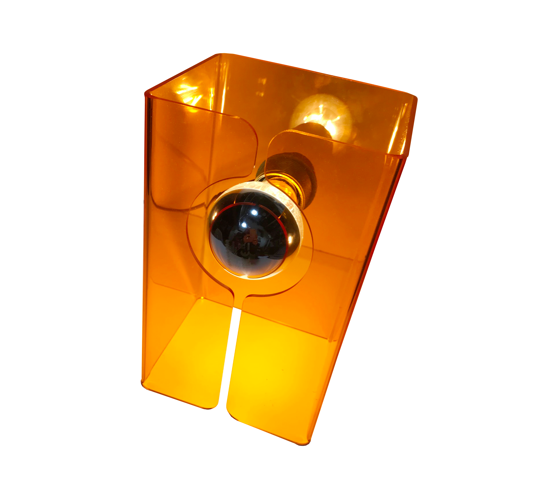 Lampe de Table Vintage •  V.Orange  • Space Age • 1970