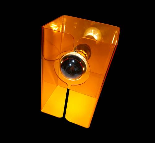 Lampe de Table Vintage • V.Orange • Space Age • 1970