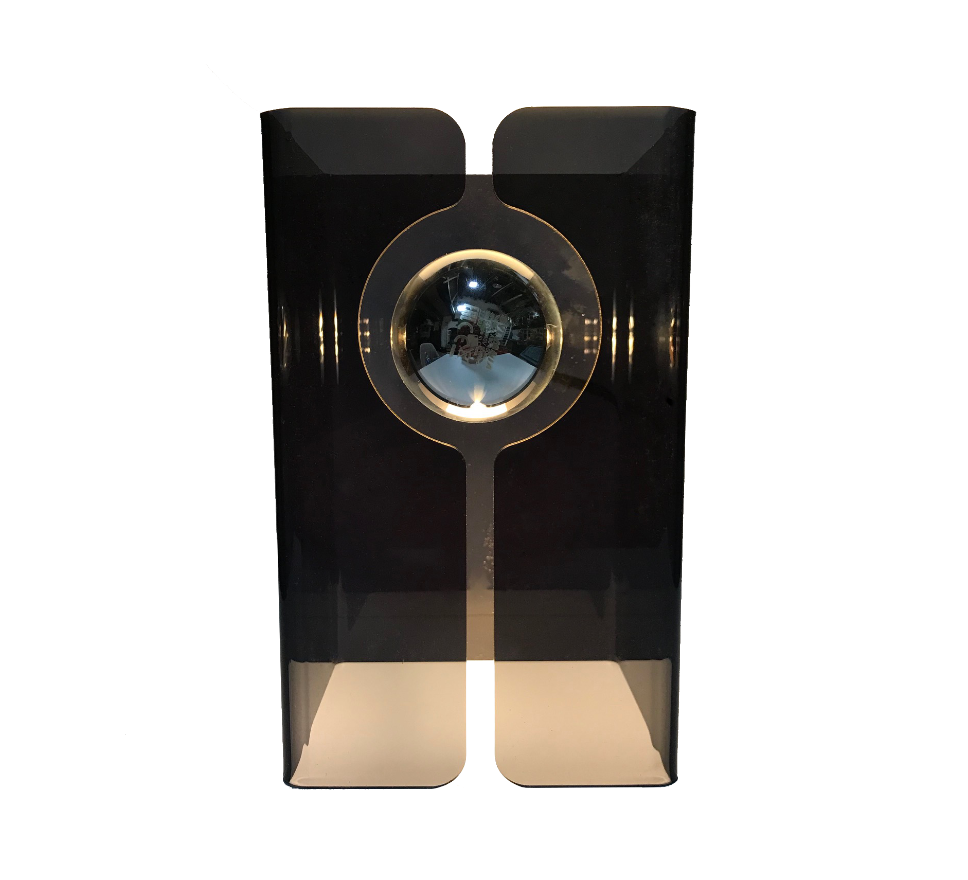 Lampe de Table Vintage • SmokedGray • Space Age • 1970