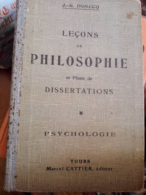 Leçons de philosophie de j.B Domecq