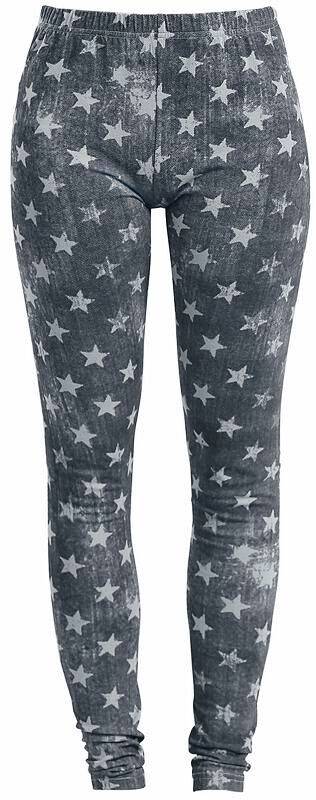 Legging gris avec étoiles blanches EMP XS Neuf