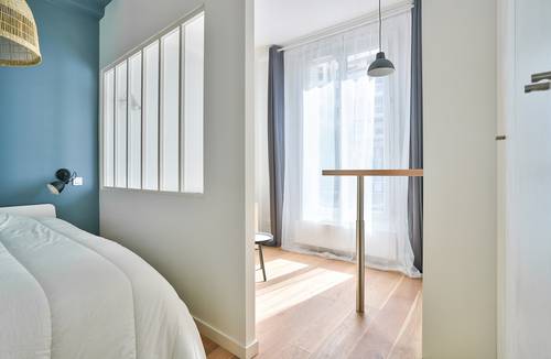 Loue Levallois - T1 meublé 22m² refait à neuf avec espace nuit