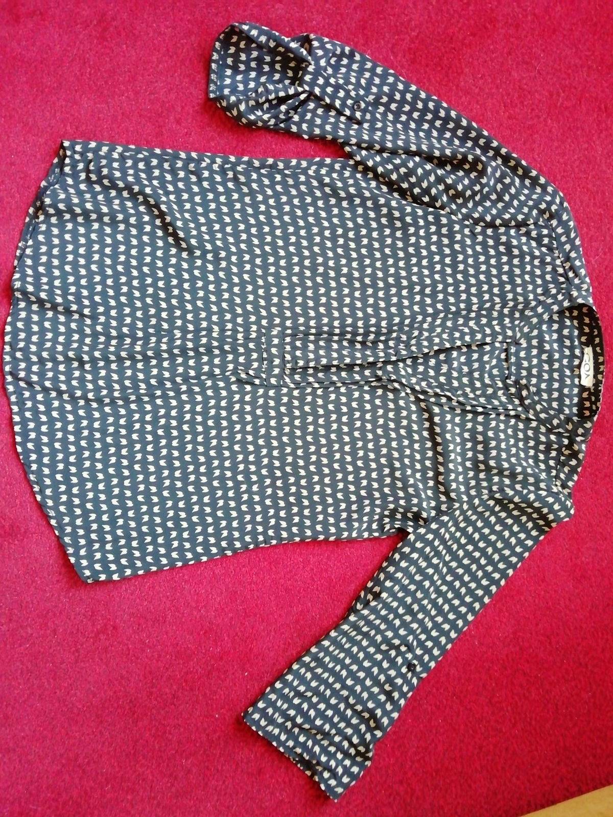 Liquette soyeuse noire et crème, taille M
