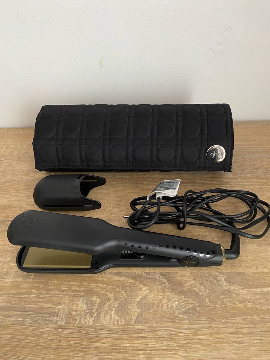 Pack Lisseur GHD Gold Max Styler plaques extra larges + pochette sur