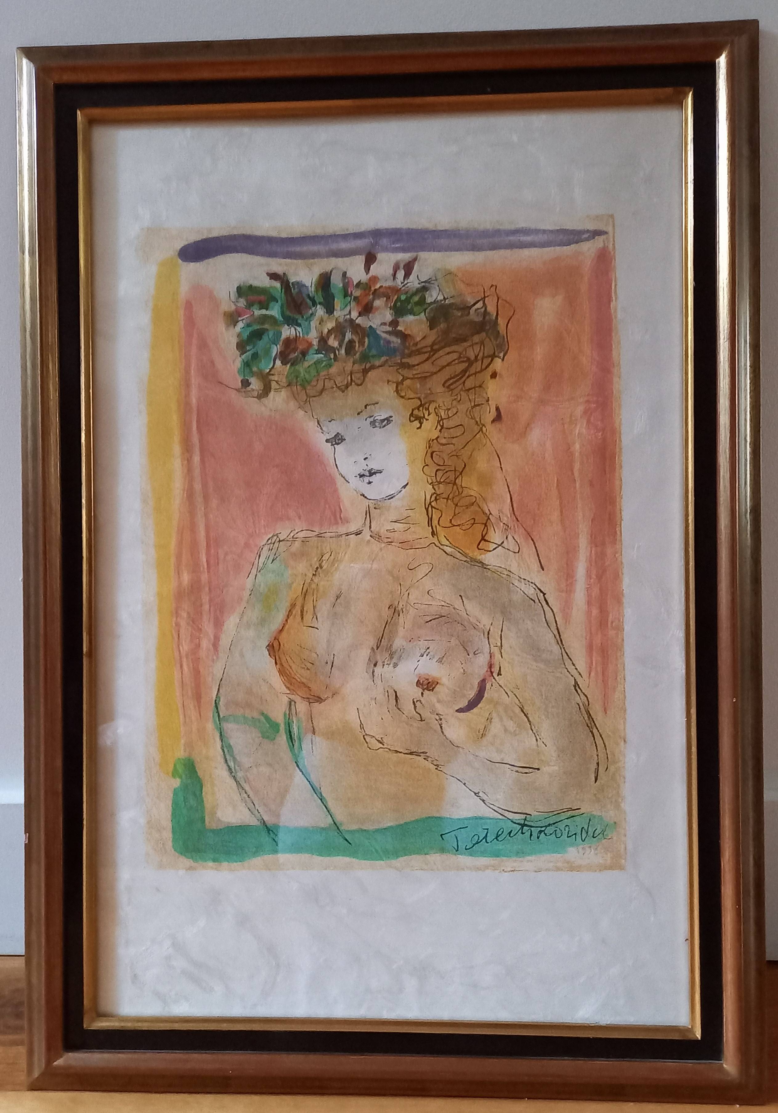 Lithographie de Kostia Terechkovitch encadrée