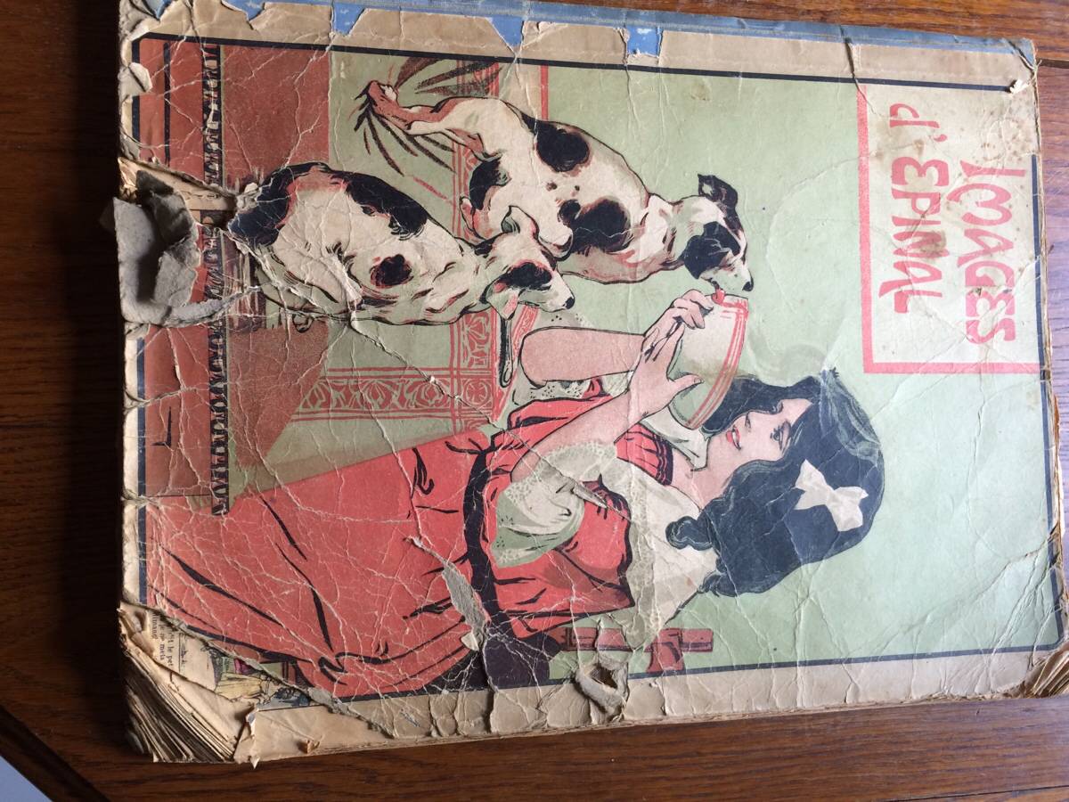 Livre ancien d’images et histoires d’Epinal Pellerin