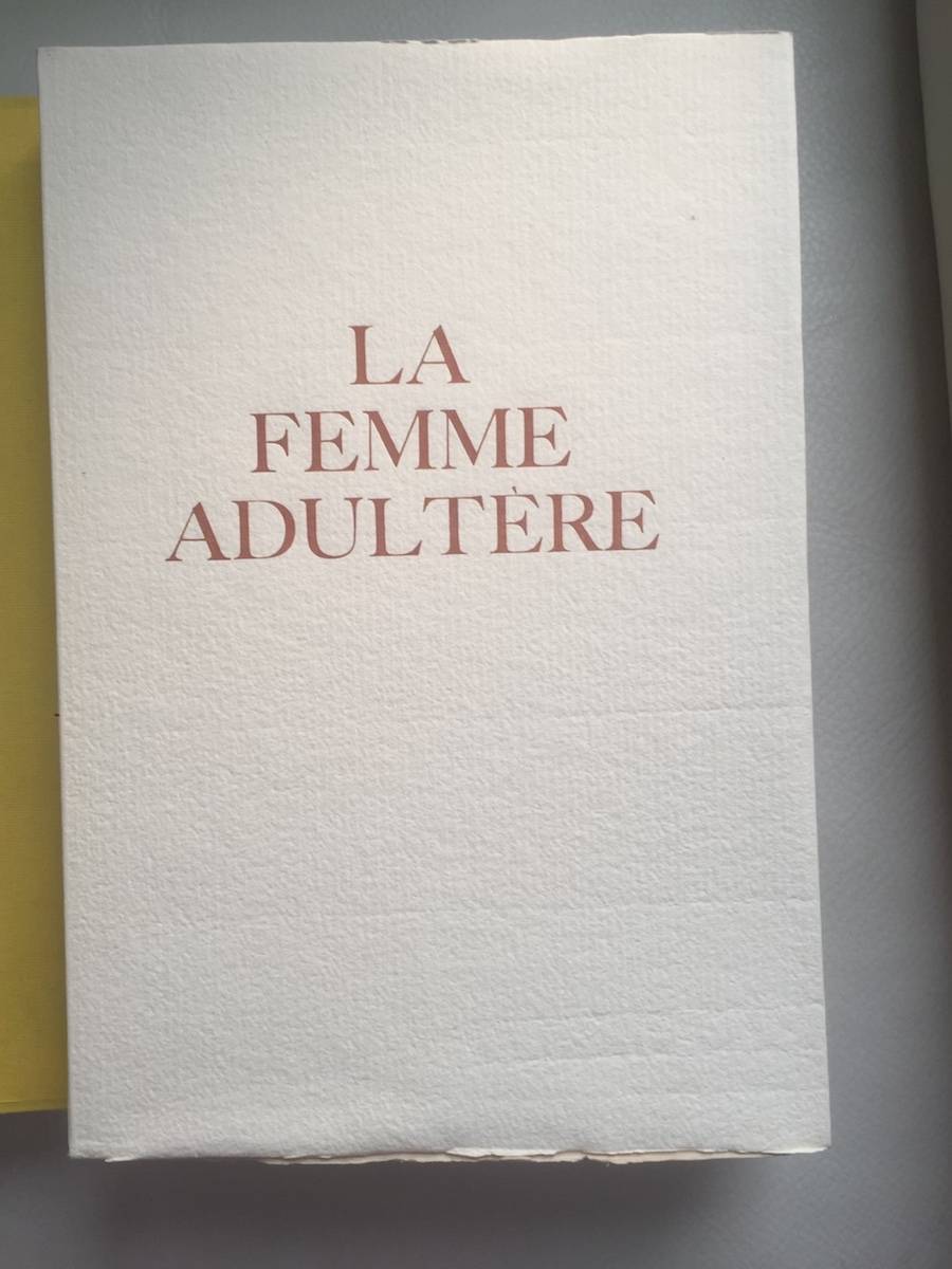 Livre de Camus dédicacé