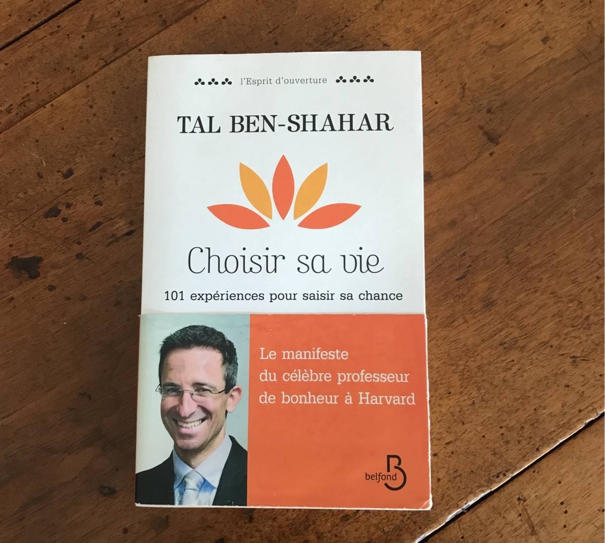 Livre Choisir sa vie de Tal Ben-Shahar