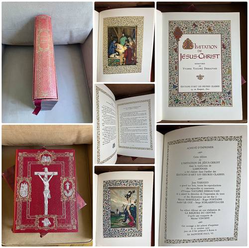 Livre d’art / collection : l’imitation de Jesus Christ