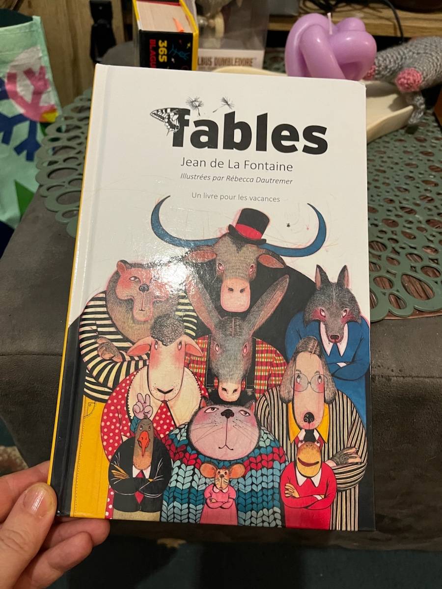 Livre les fables Jean de la fontaine