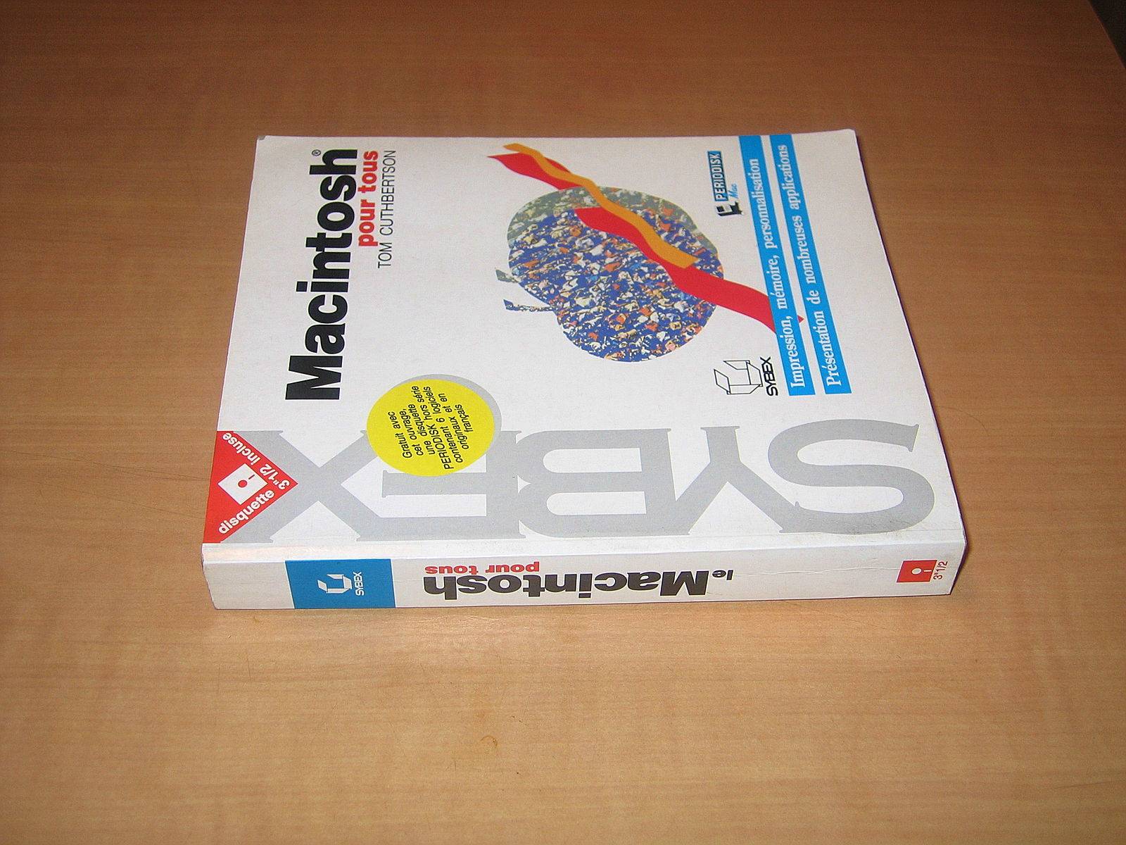 Vends Livre "Macintosh pour tous " de Tom Cuthbertson