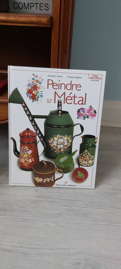 LIVRE Peindre sur métal