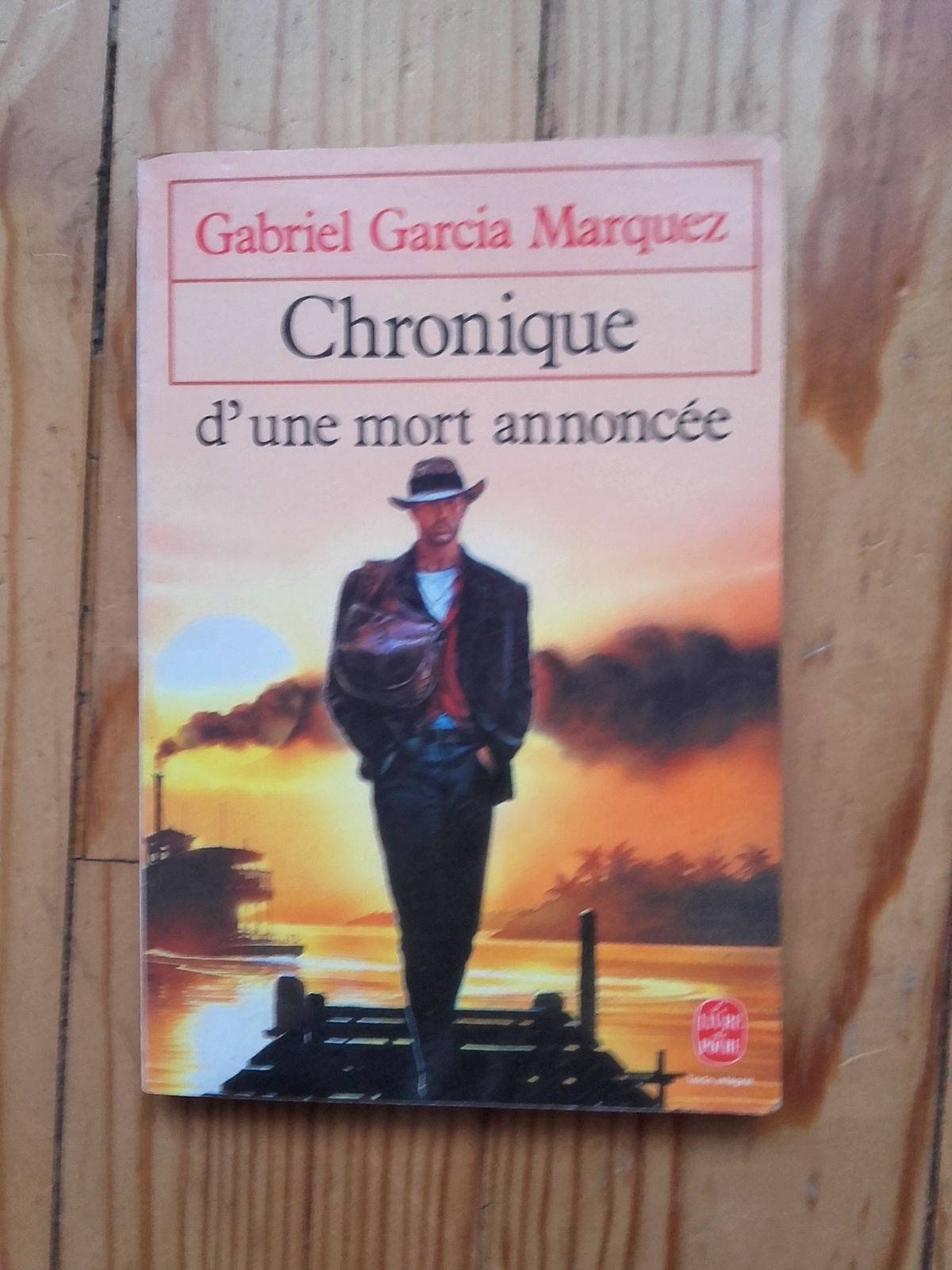 Livre de poche « Chronique d’une mort annoncée » de G. Garcia Marquez