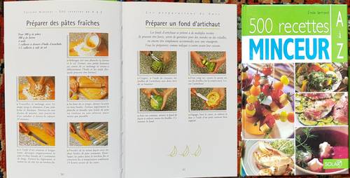 Livre 500 recettes de cuisine minceur