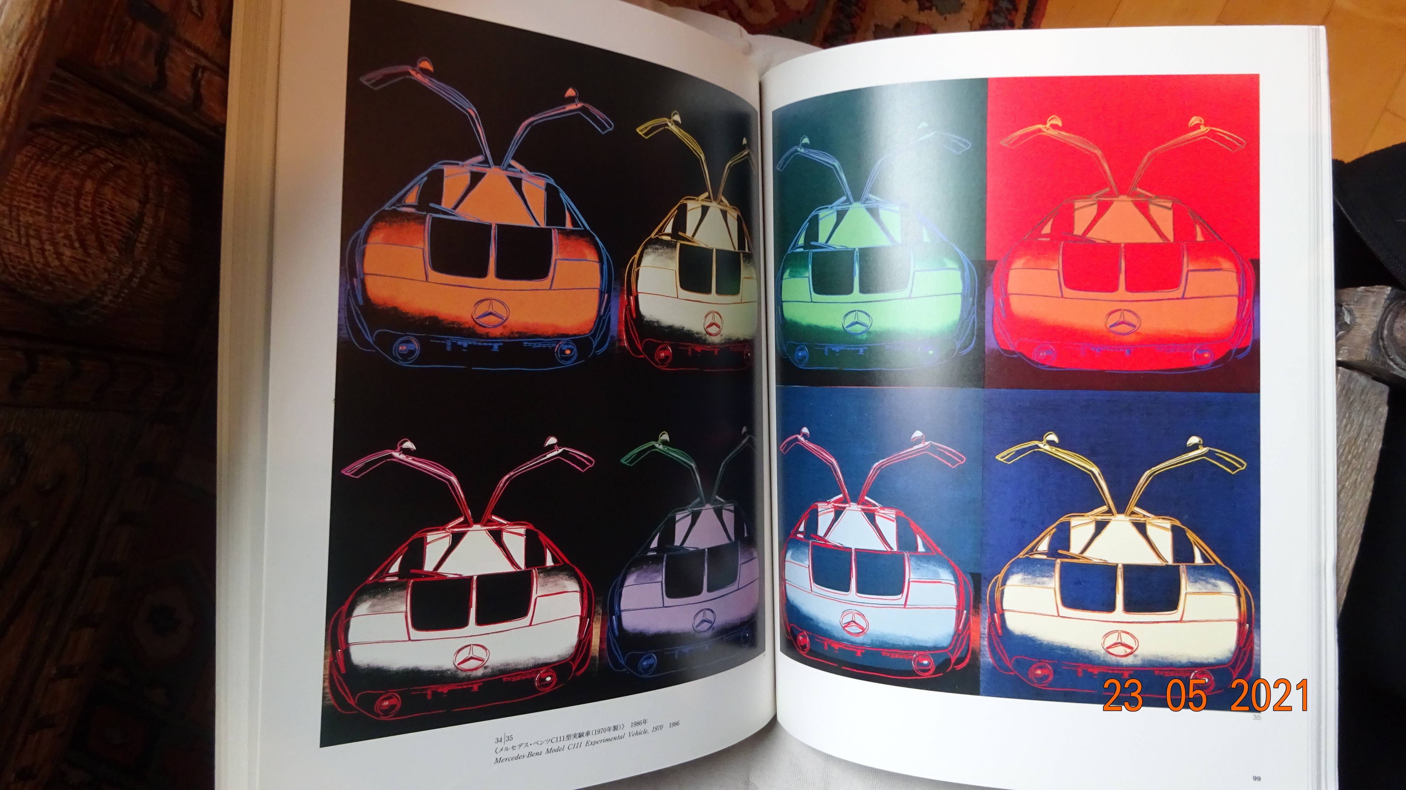 Livre andy warhol cars 1989 - expo japon