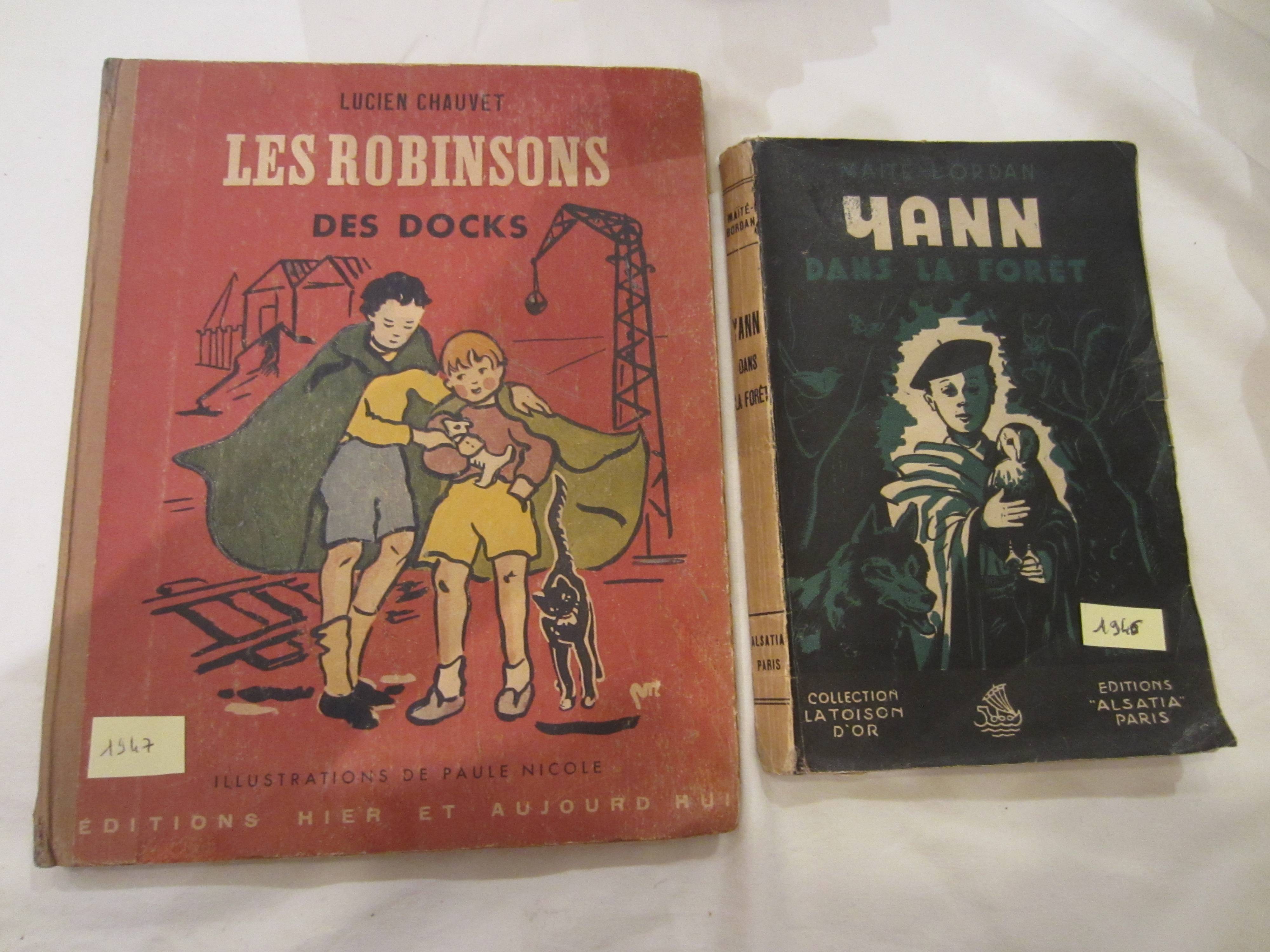 Livres anciens des années 1940