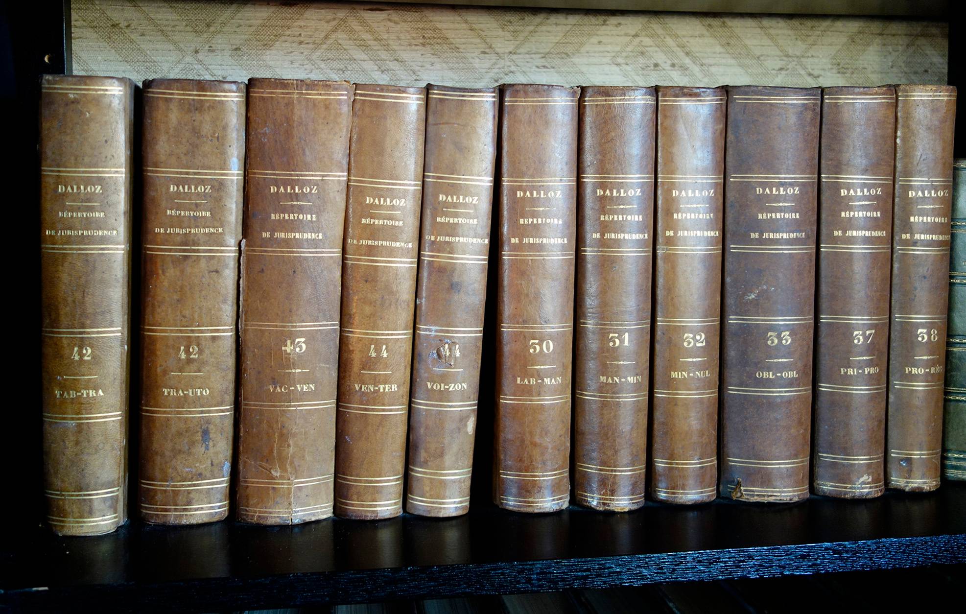 Livres anciens Répertoire de jurisprudence des éditions Dalloz de 1862 ...