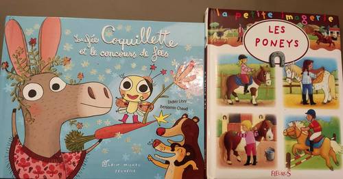 3 Imagiers Poneys 4-8 ans et Petit âne coquillette