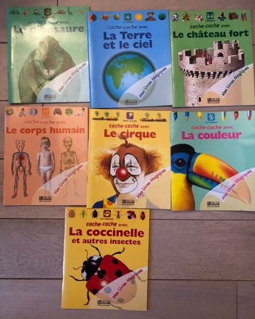 Lot Livres collection Cache Cache Mes livres magiques