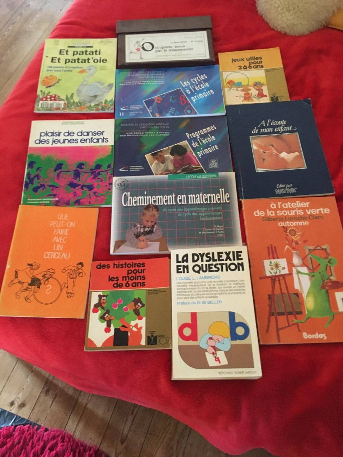 Vends livres écoles maternelle et primaire