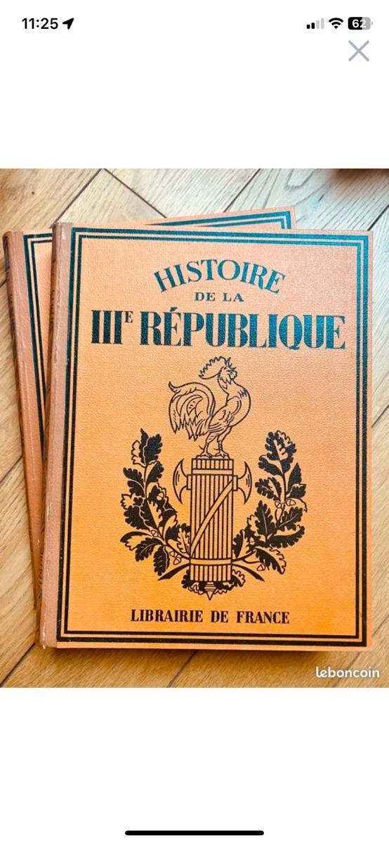 Livres « Histoire de la 3ème République » paru en 1932