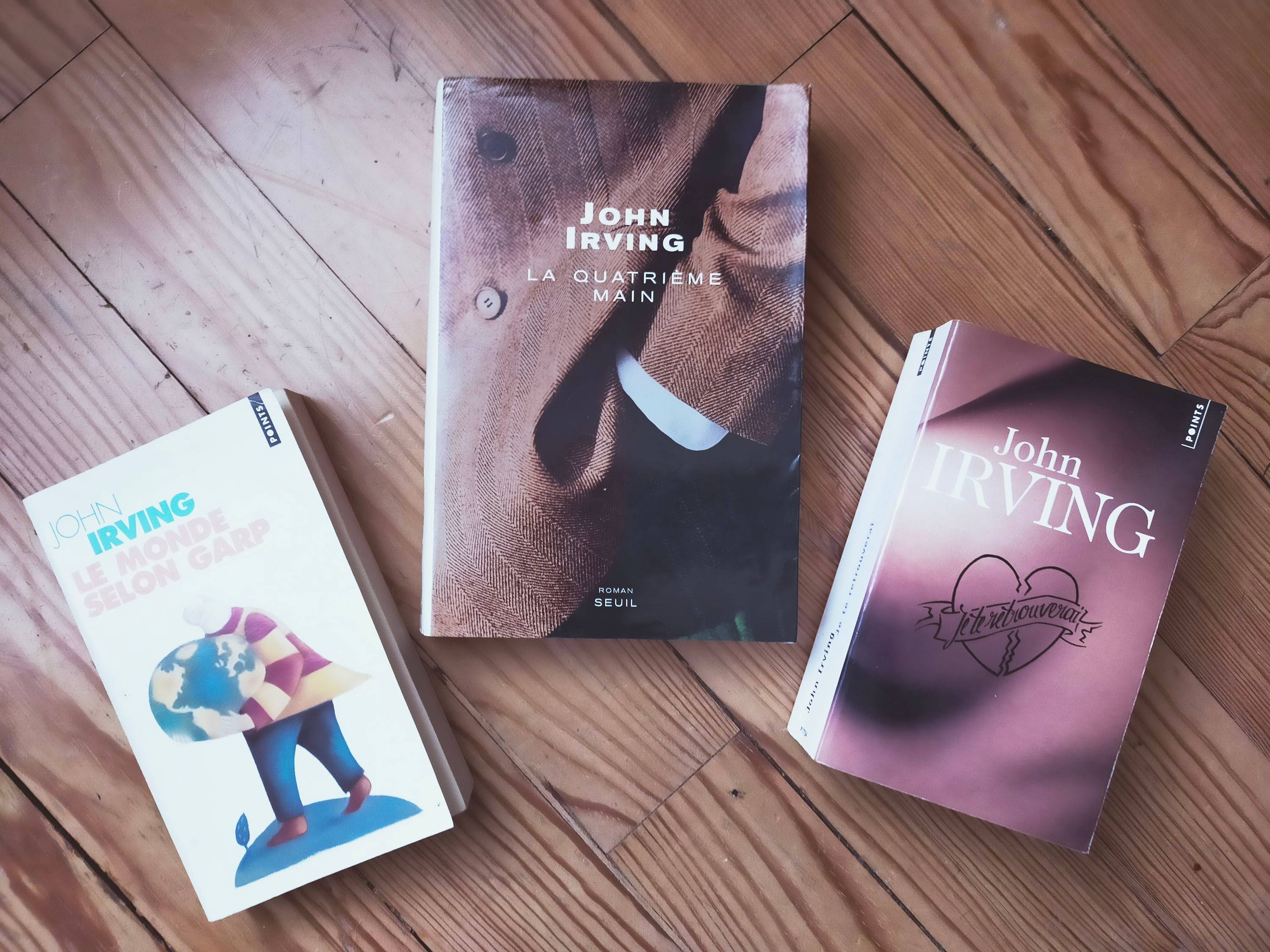 Lot de 3 livres de John Irving