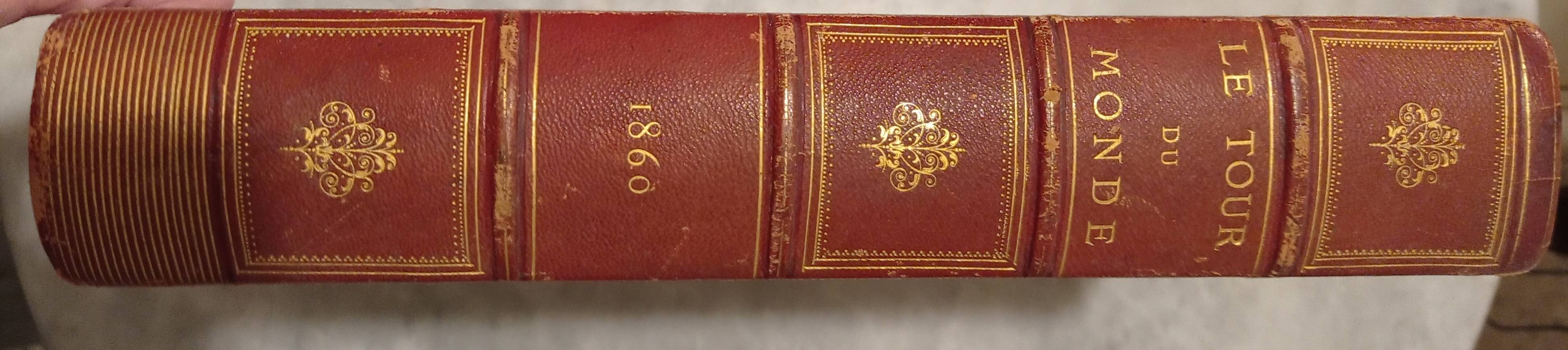 "Tour du monde" É. Charton - 1860 / Oeuvres : Scott 1835- 30 vol/ Shakspeare 1821- 13 vol