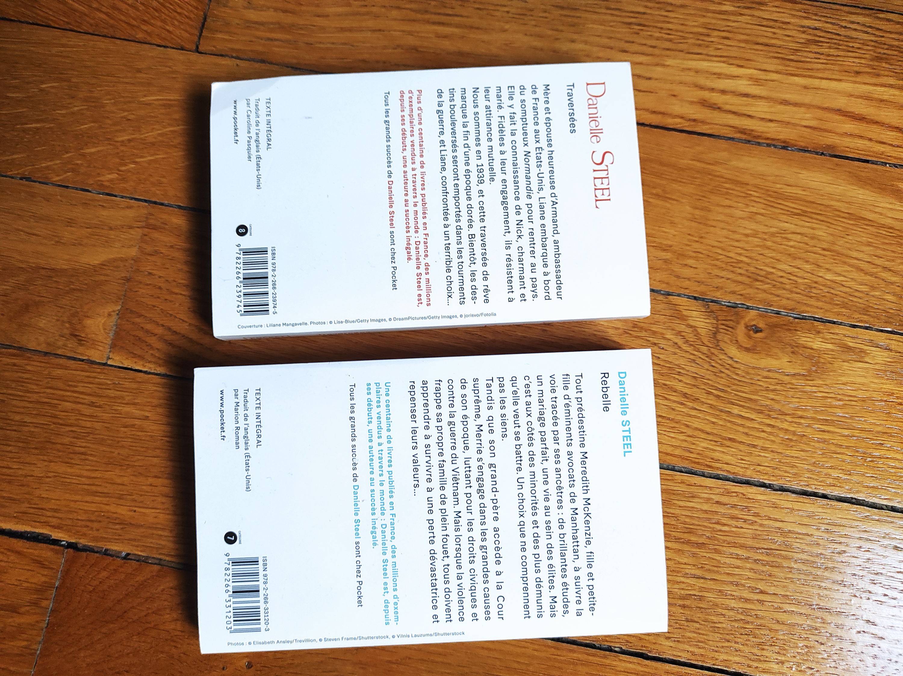 Vends 2 livres neufs de Daniel Steel